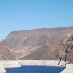 Blick auf den Lake Mead vom Hover Dam aus