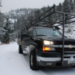 Unser Truck in den Rocky Mountains